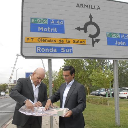 ©Ayto.Granada: EL ALCALDE DE GRANADA EXIGE A FOMENTO Y JUNTA MEJORAS EN LOS ACCESOS A LA CIUDAD PARA EVITAR "EL ABSOLUTO COLAPSO" EN LA ZONA DEL CENTRO COMERCIAL NEVADA